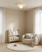 La Fleur Alabaster Semi-Flush Mount — product view 6