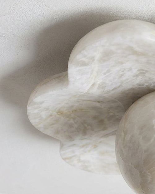 La Fleur Alabaster Semi-Flush Mount — product view 13