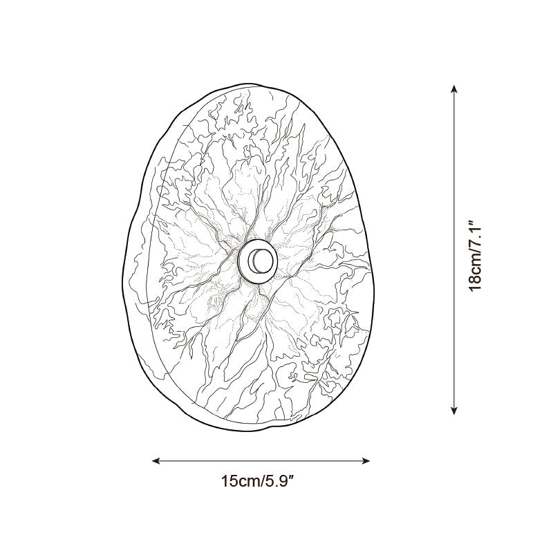 Onyvelle Alabaster Wall Sconce — product view 5
