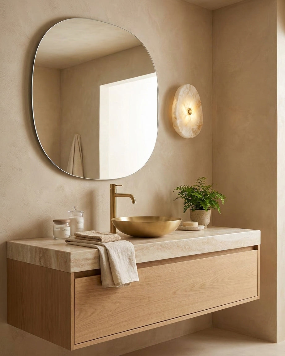 Onyvelle Alabaster Wall Sconce — product view 10