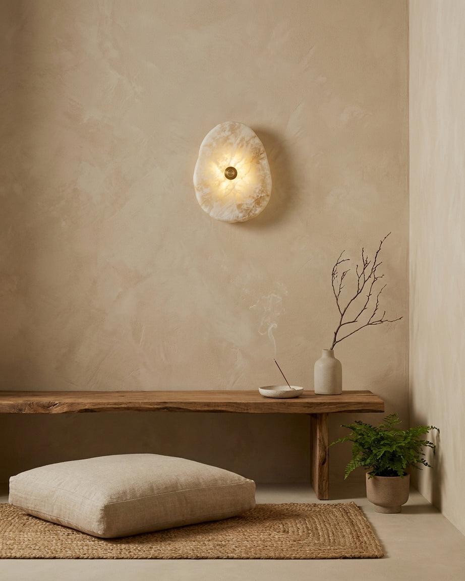Onyvelle Alabaster Wall Sconce — product view 14