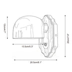 Claretto Glass Wall Sconce — product view 5
