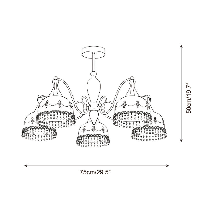 Marquetta Chandelier — product view 5