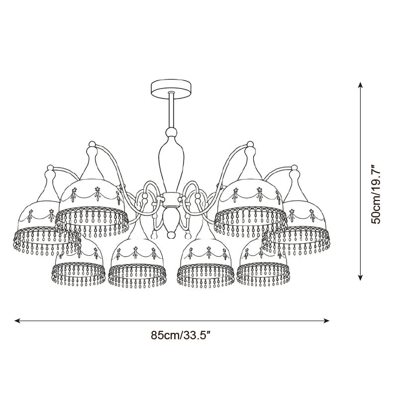 Marquetta Chandelier — product view 6
