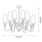Eldora Brass Chandelier — product view 7