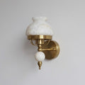 Retro Yuna Alabaster Wall Sconce — product view 2