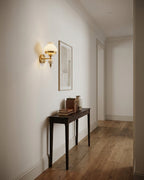 Retro Yuna Alabaster Wall Sconce — product view 3