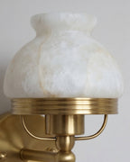 Retro Yuna Alabaster Wall Sconce — product view 13