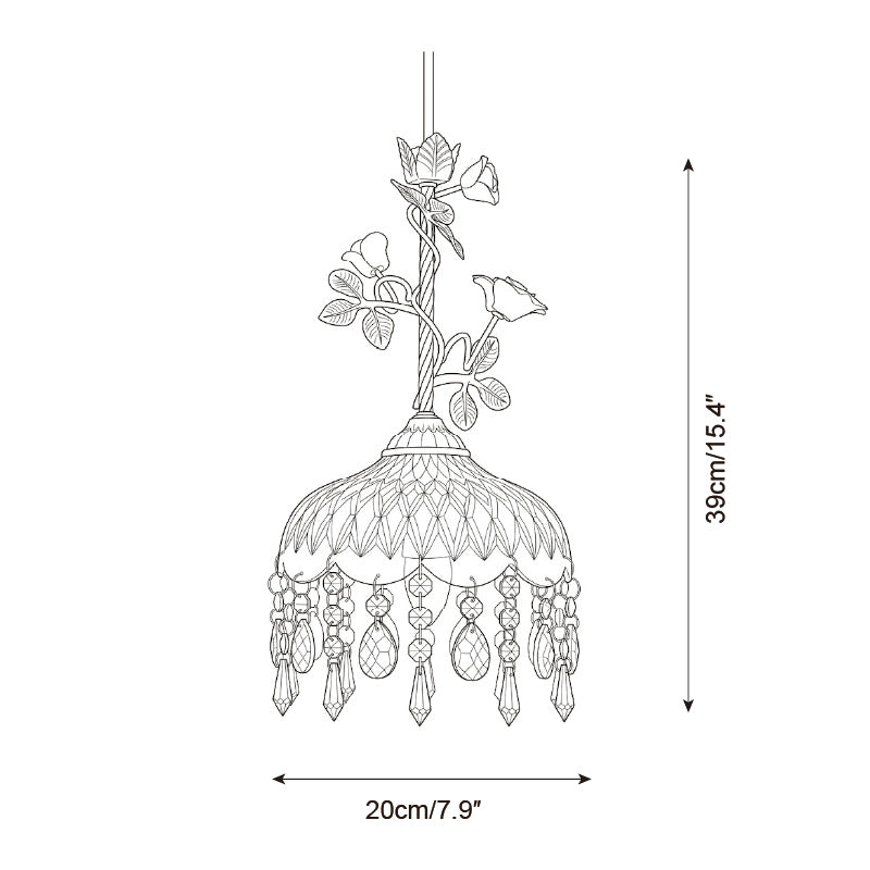 Virelia Rose Pendant Light — product view 5