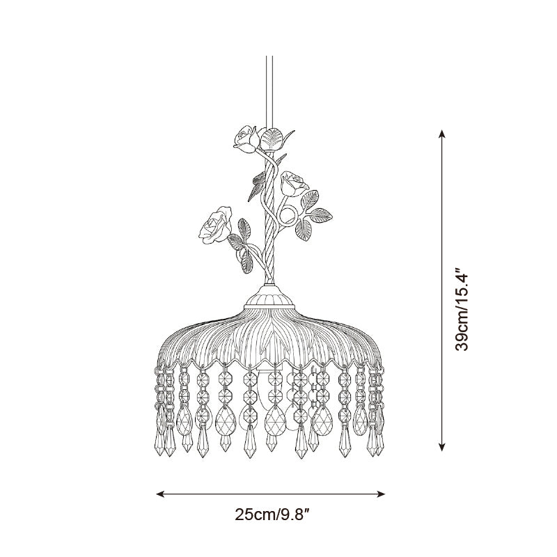 Virelia Rose Pendant Light — product view 6