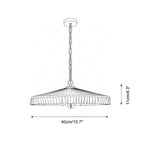 Plivelle Pleated Pendant Light — product view 5