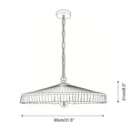 Plivelle Pleated Pendant Light — product view 8