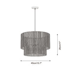 Caluna Woven Pendant Light — product view 5