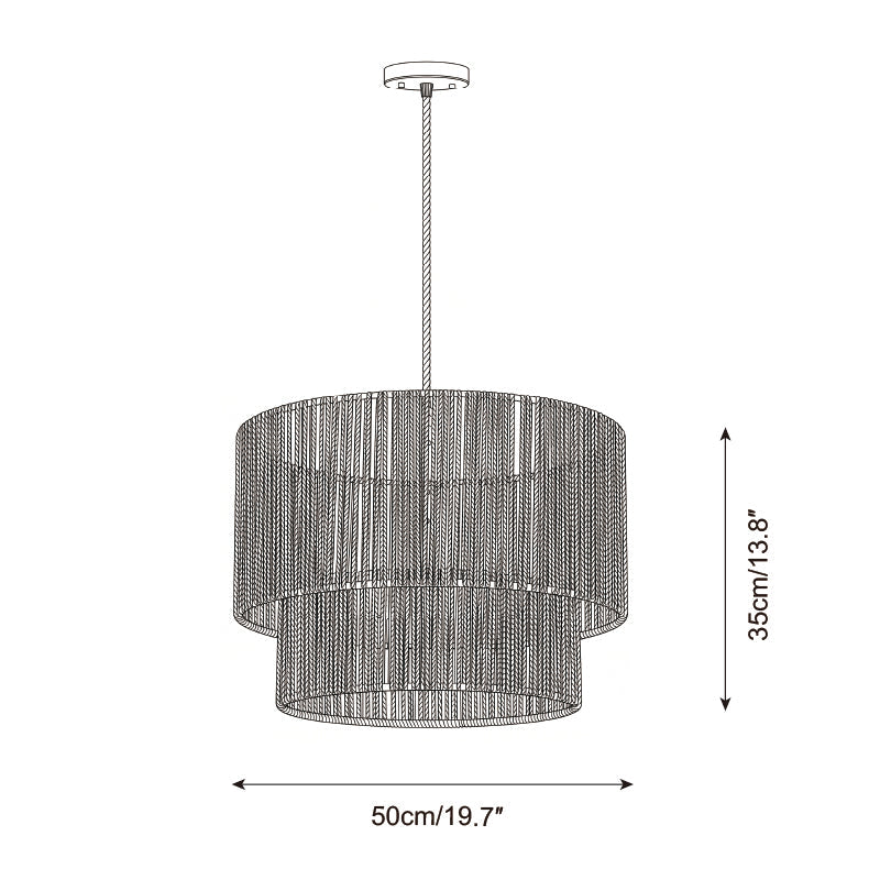 Caluna Woven Pendant Light — product view 6