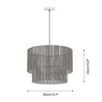 Caluna Woven Pendant Light — product view 6