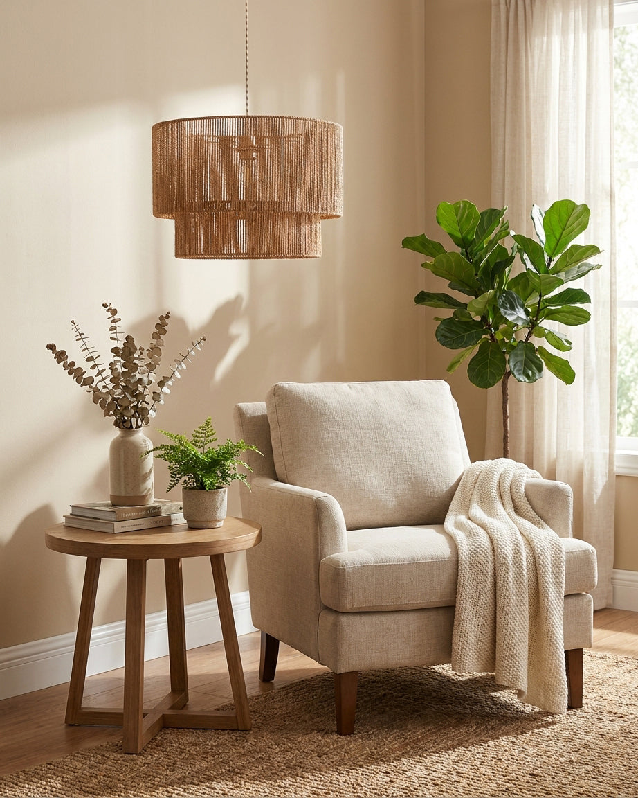 Caluna Woven Pendant Light — product view 9