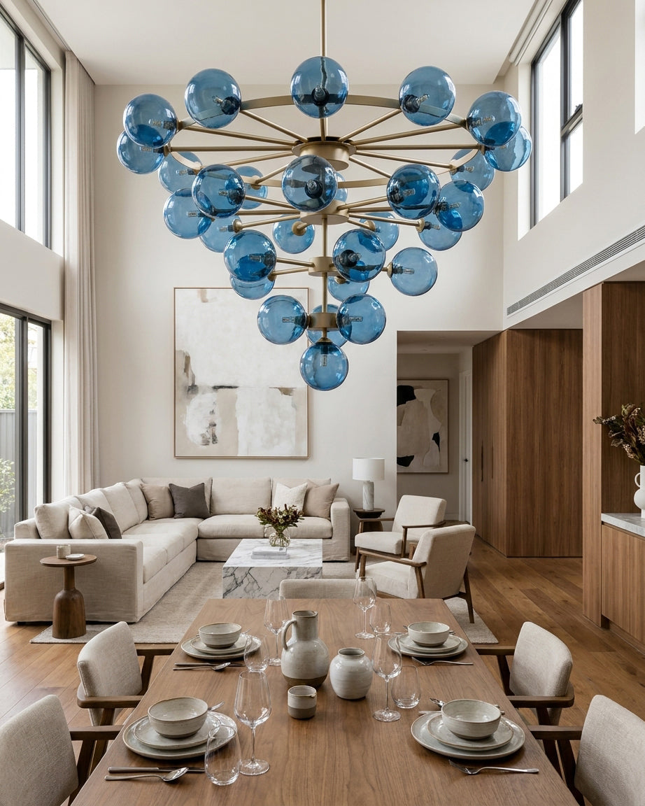 Celestine Bubble Glass Chandelier — product view 4