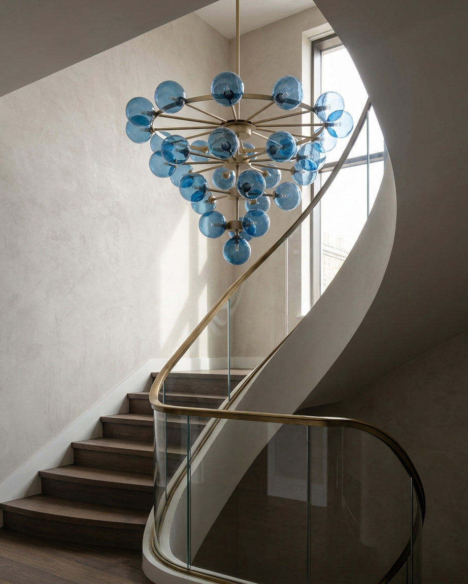 Celestine Bubble Glass Chandelier — product view 7