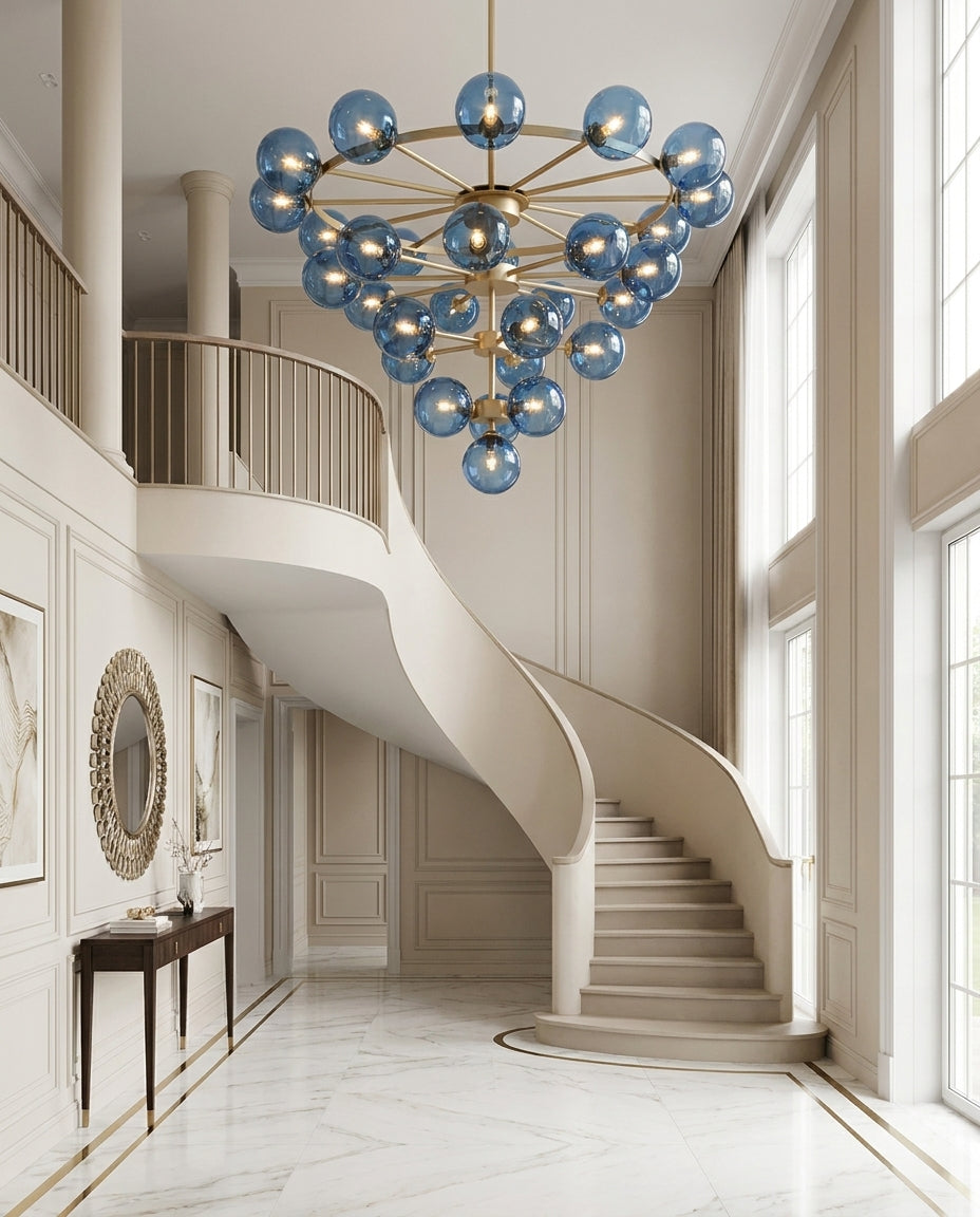 Celestine Bubble Glass Chandelier — product view 9