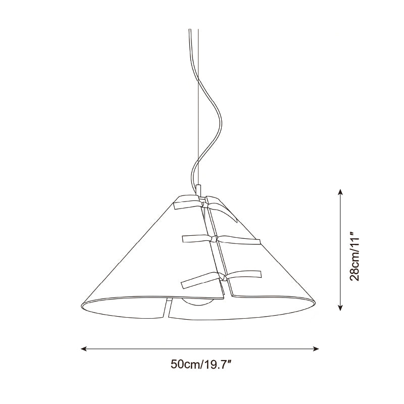 Linette Bow Pendant Light — product view 6