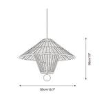 Mavello Rattan Pendant Light — product view 6