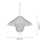 Mavello Rattan Pendant Light — product view 7