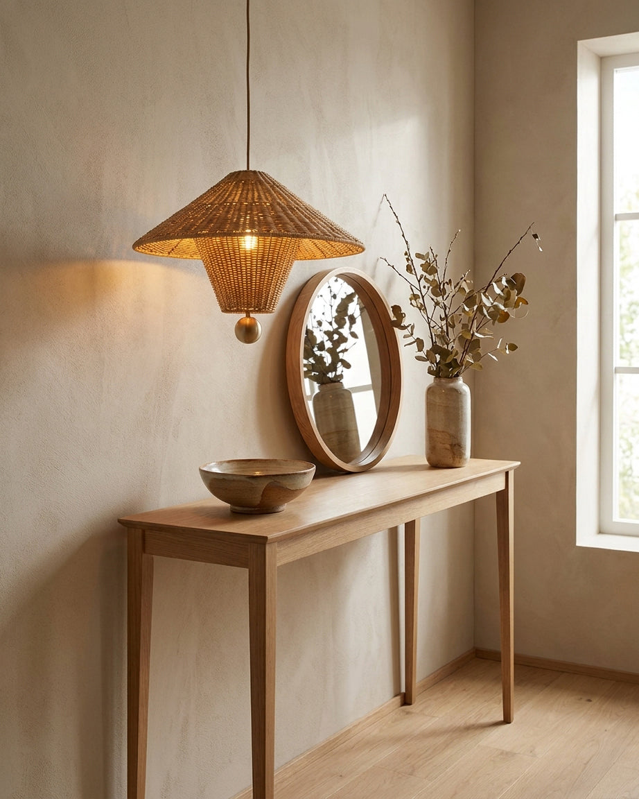 Mavello Rattan Pendant Light — product view 12