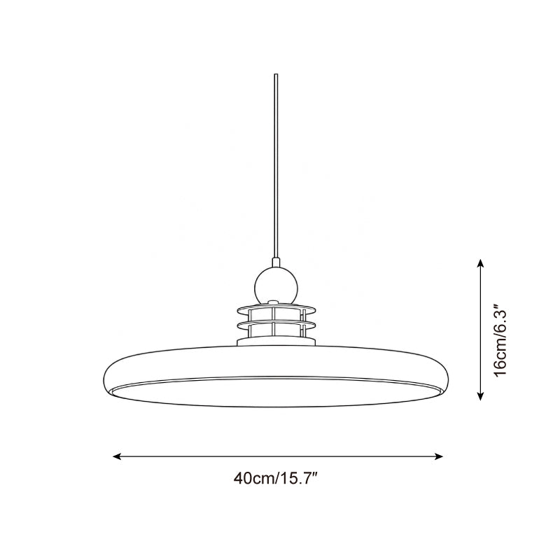 Azzura Disc Pendant Light — product view 5