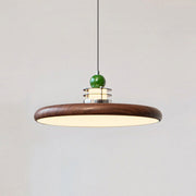 Walnut Wood-Grain & Green