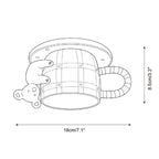 Teddora Mug Semi-Flush Mount — product view 7