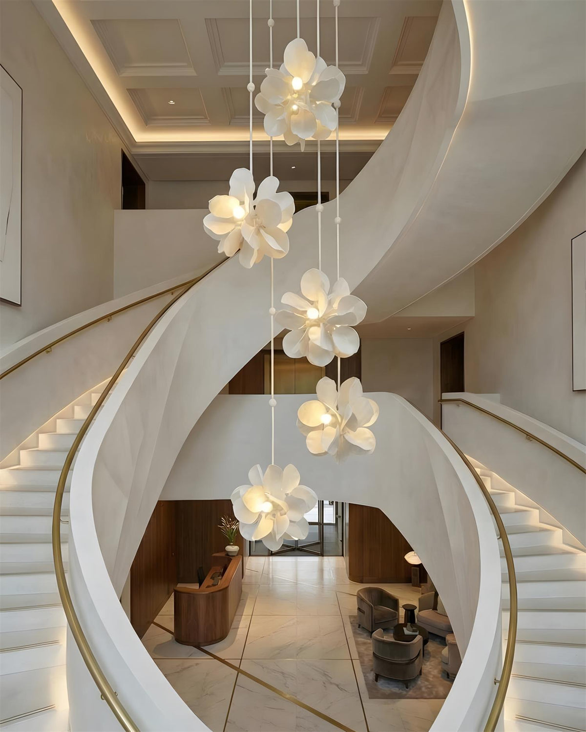 Florielle Cascade Chandelier — product view 4