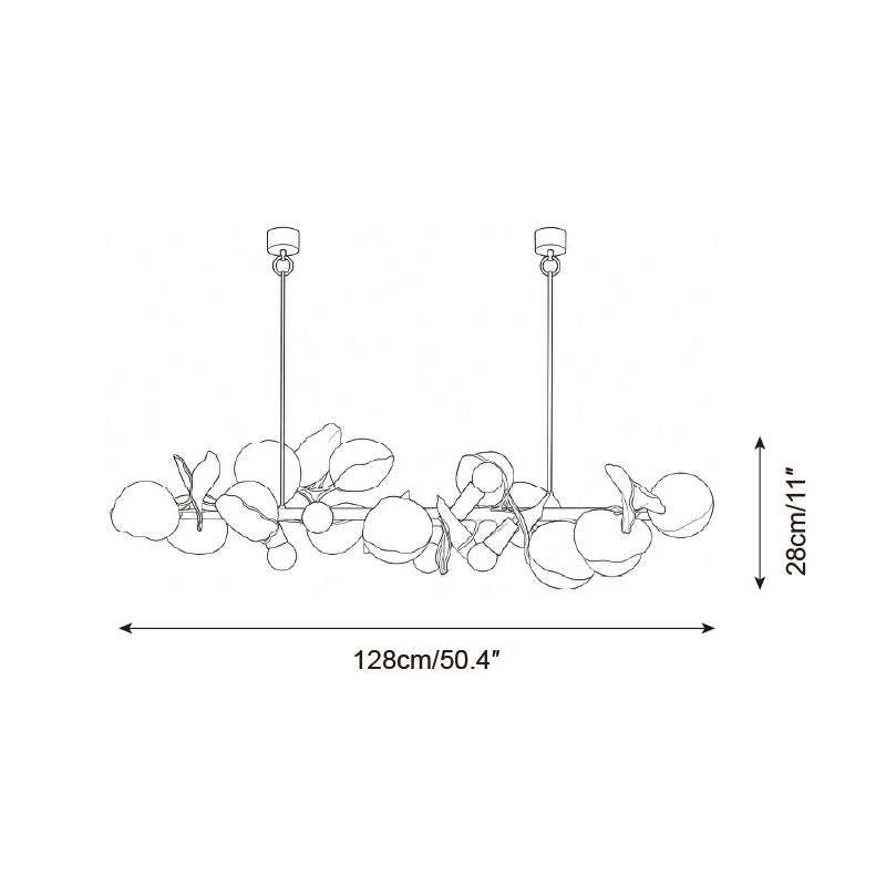 Liria Linear Chandelier — product view 5