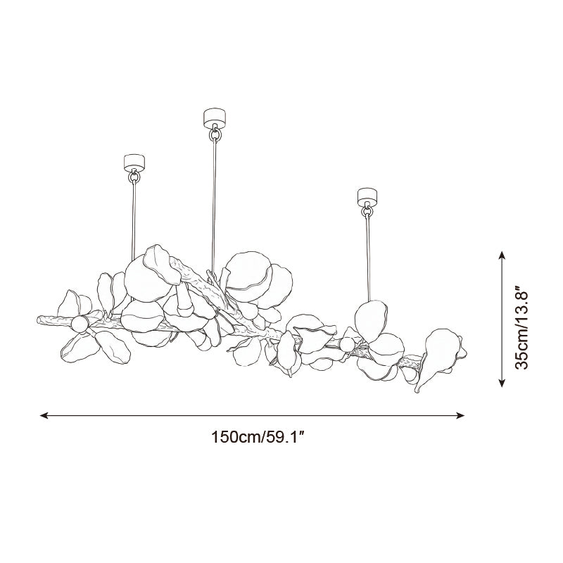 Liria Linear Chandelier — product view 8