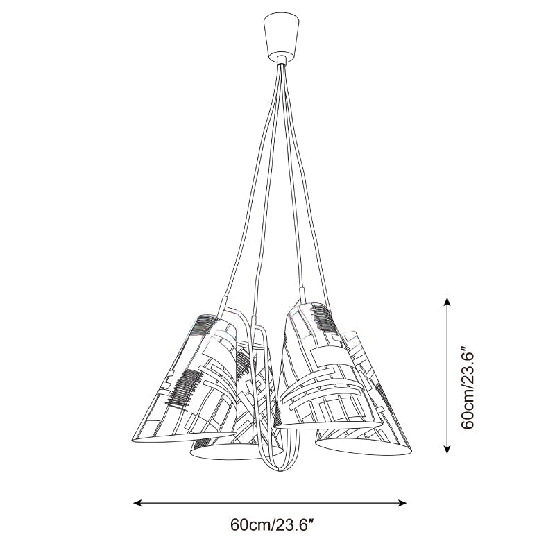 Kalevia Pattern Chandelier — product view 5