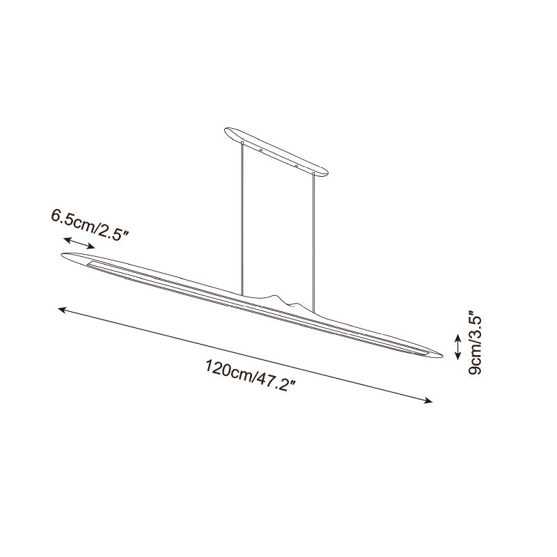 Caldera Beam Chandelier — product view 5