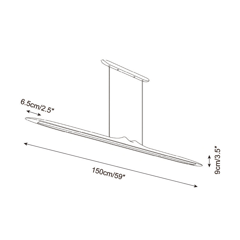 Caldera Beam Chandelier — product view 6