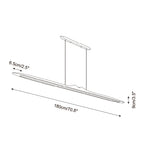 Caldera Beam Chandelier — product view 7