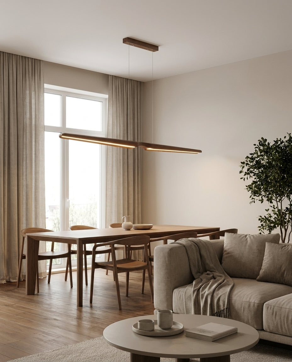 Lunaro Woodline Chandelier — product view 2