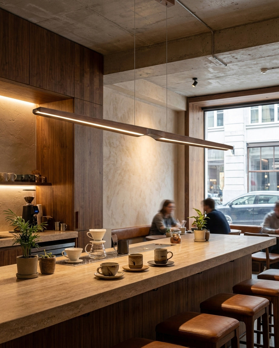 Lunaro Woodline Chandelier — product view 4