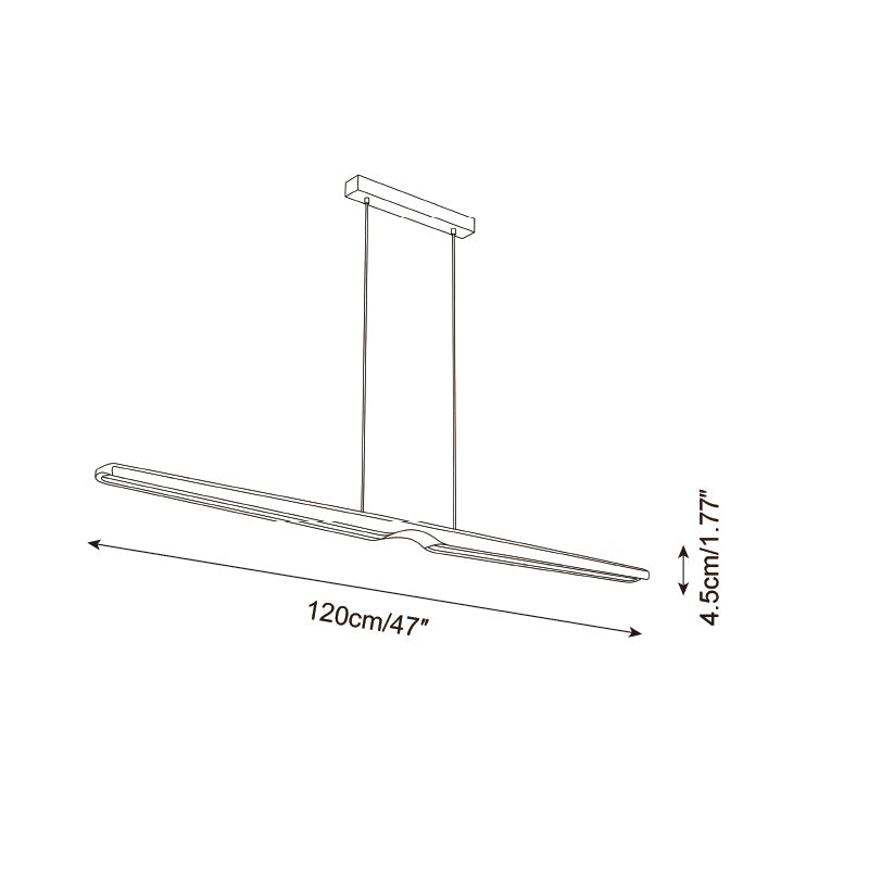 Lunaro Woodline Chandelier — product view 5