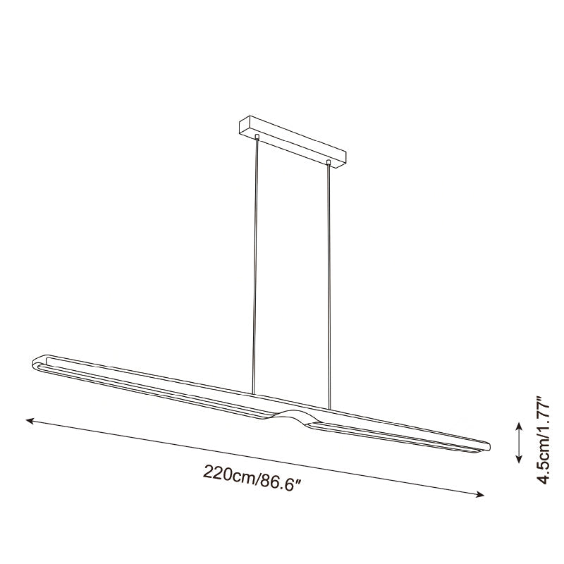 Lunaro Woodline Chandelier — product view 8