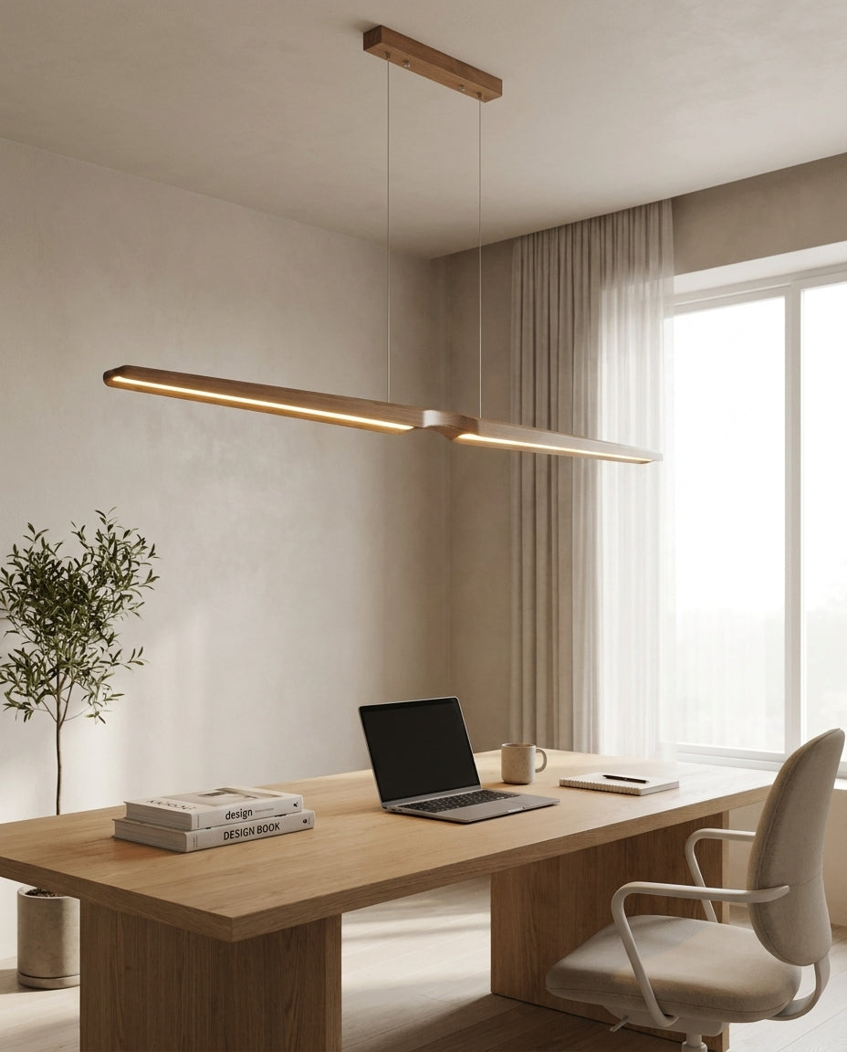 Lunaro Woodline Chandelier — product view 10