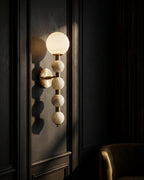Selene Gourd Alabaster Wall Sconce — product view 8