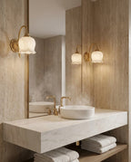 Mia Alabaster Wall Sconce — product view 2