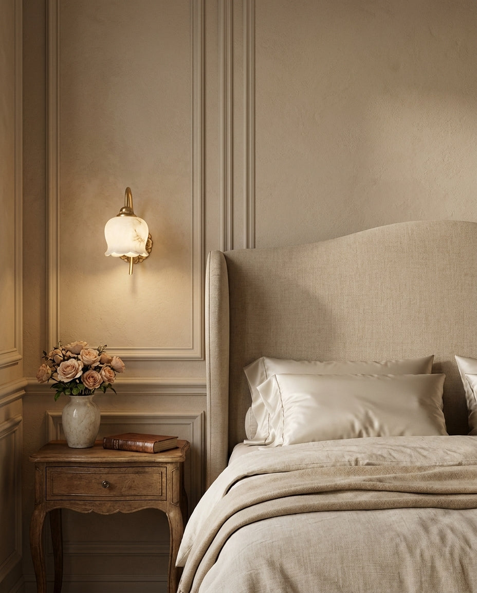 Mia Alabaster Wall Sconce — product view 3