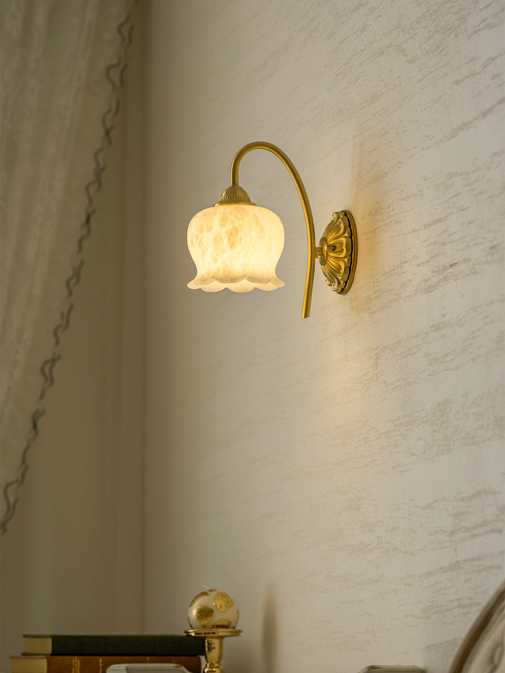 Mia Alabaster Wall Sconce — product view 15