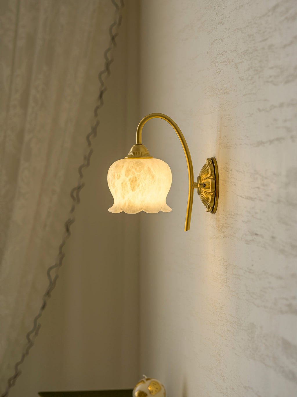 Mia Alabaster Wall Sconce — product view 17