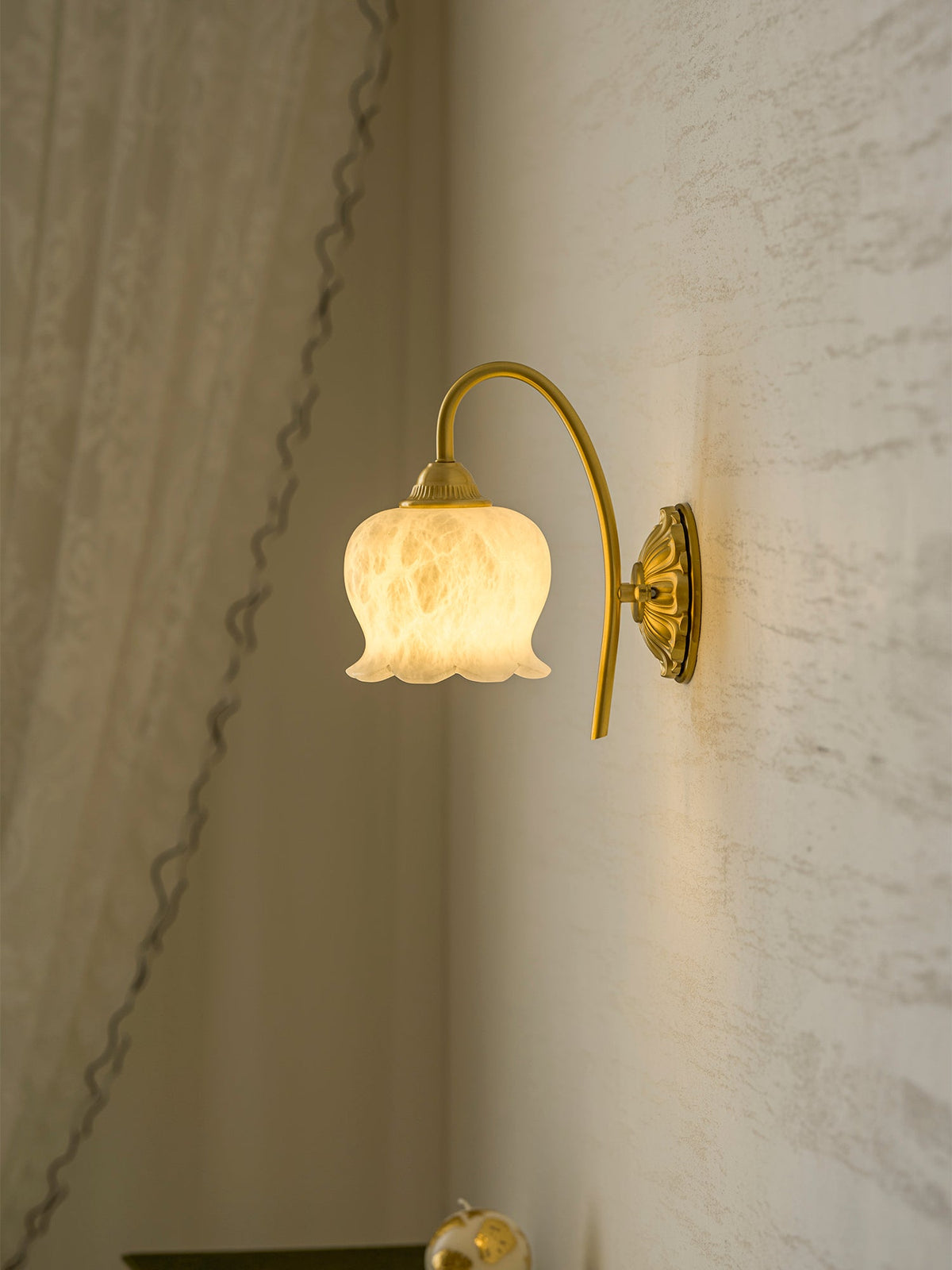 Mia Alabaster Wall Sconce — product view 17
