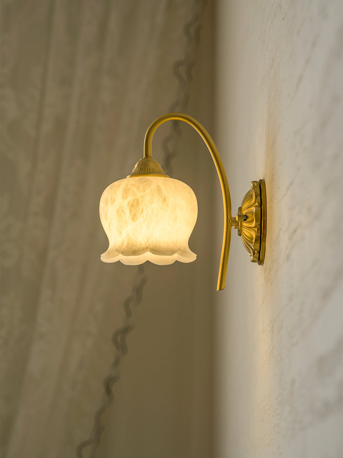 Mia Alabaster Wall Sconce — product view 20