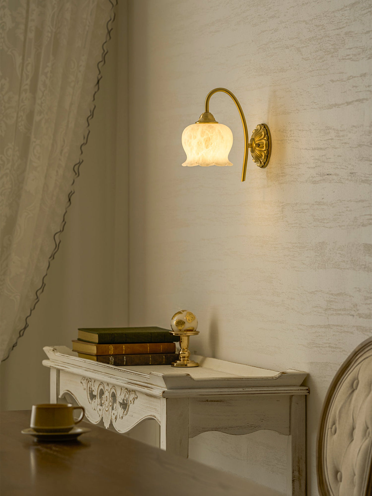 Mia Alabaster Wall Sconce — product view 21